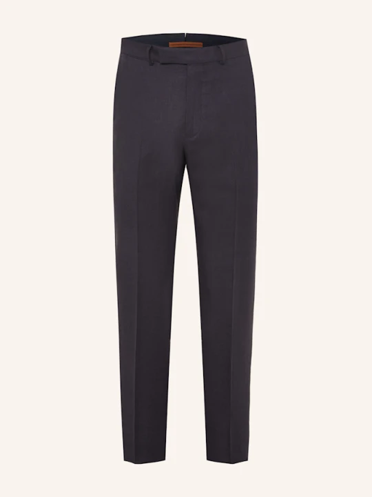Zdjęcie produktu Zegna Spodnie Garniturowe Regular Fit Z Lnu blau GRANATOWY