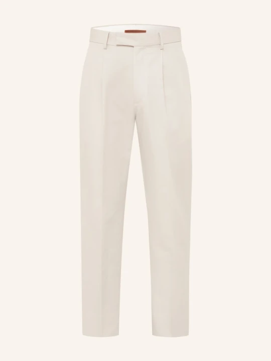 Zdjęcie produktu Zegna Spodnie Pleated Fit grau BEŻOWY