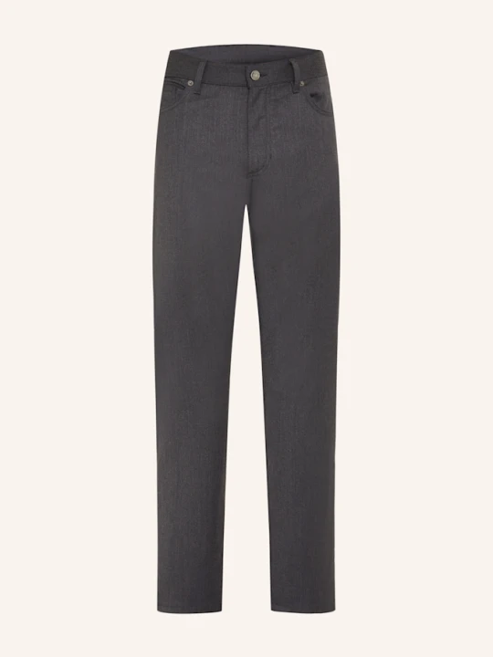 Zdjęcie produktu Zegna Spodnie Slim Fit grau CZIEMNOSZARY