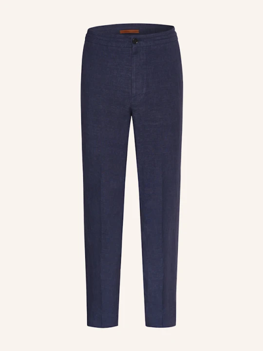 Zdjęcie produktu Zegna Spodnie Z Lnu Extra Slim Fit blau