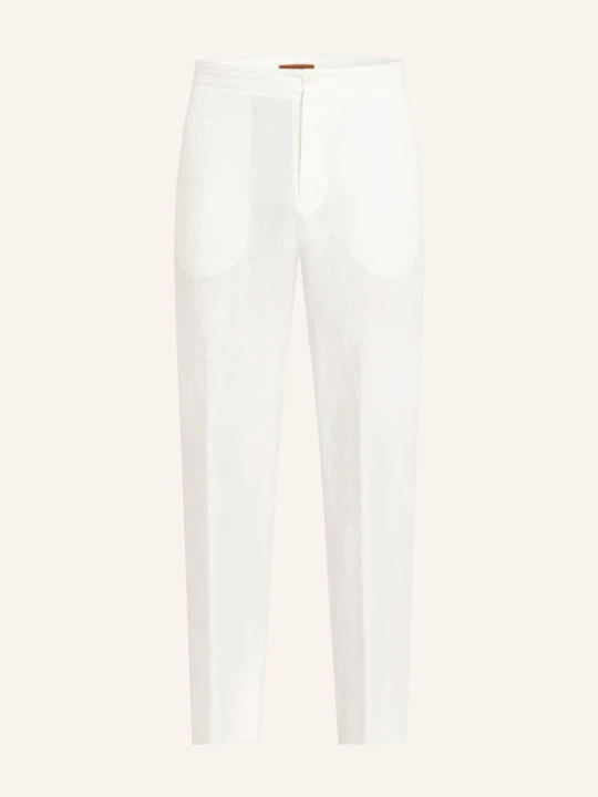 Zdjęcie produktu Zegna Spodnie Z Lnu Extra Slim Fit weiss BIAŁY