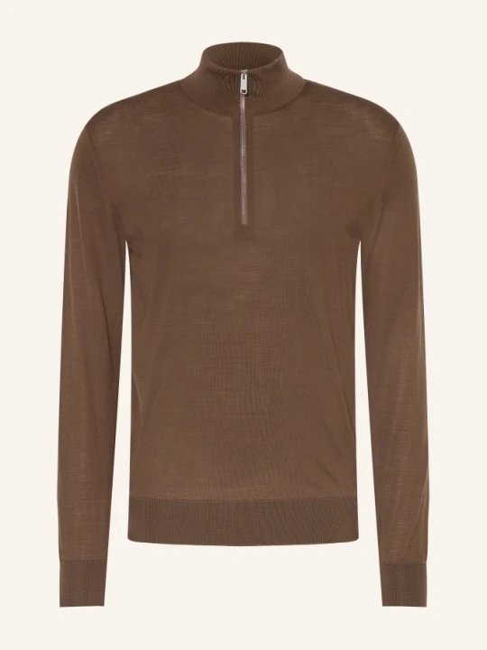 Zdjęcie produktu Zegna Sweter Typu Troyer braun BRĄZOWY