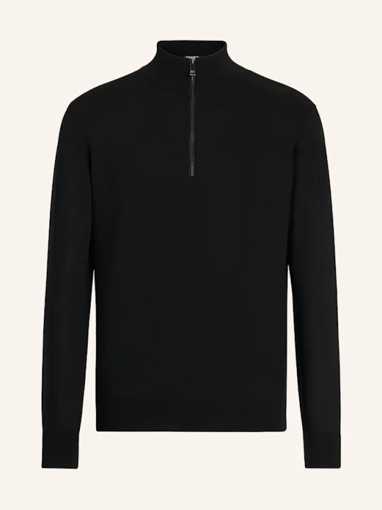 Zdjęcie produktu Zegna Sweter Typu Troyer schwarz CZARNY