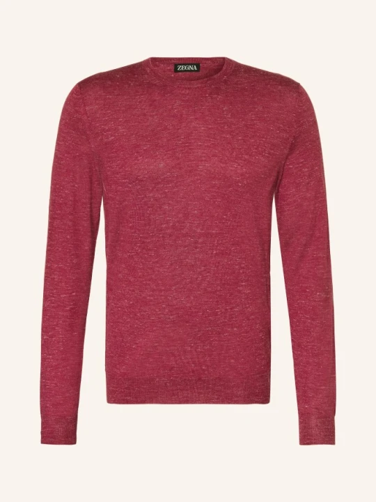 Zdjęcie produktu Zegna Sweter Z Jedwabiem I Kaszmirem pink