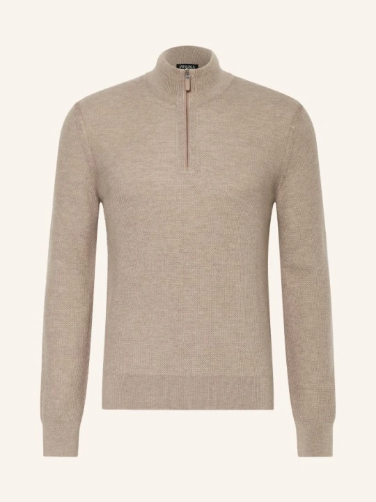 Zdjęcie produktu Zegna Sweter Z Kaszmiru beige