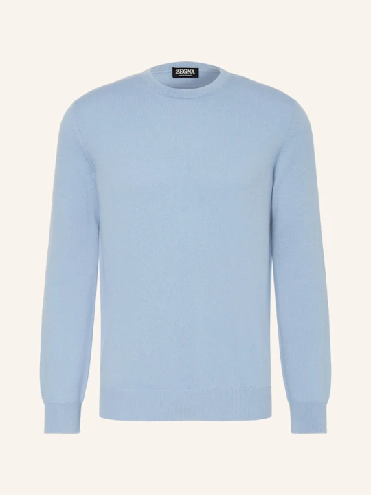 Zdjęcie produktu Zegna Sweter Z Kaszmiru blau JASNONIEBIESKI