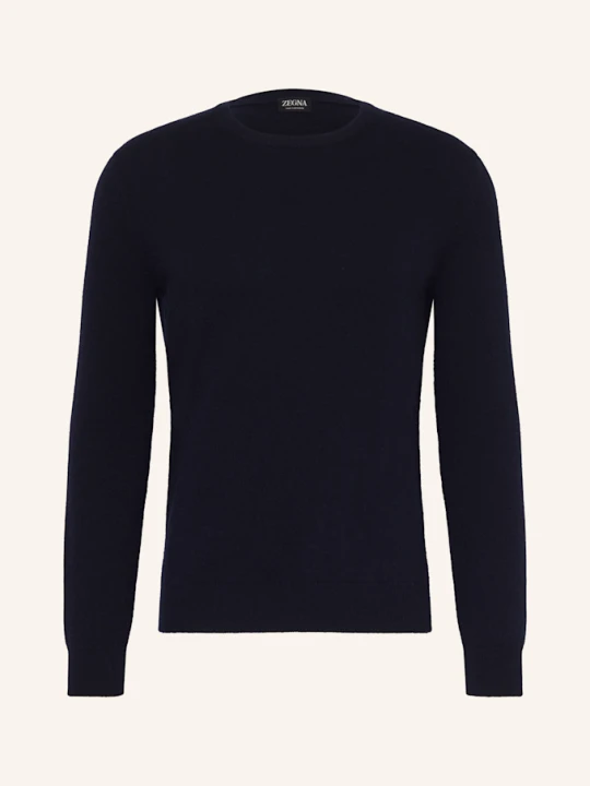 Zdjęcie produktu Zegna Sweter Z Kaszmiru Oasi blau GRANATOWY