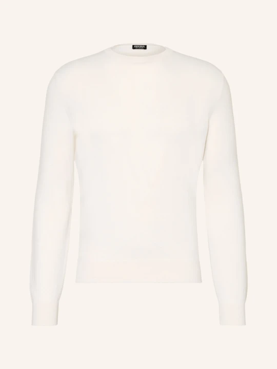 Zdjęcie produktu Zegna Sweter Z Kaszmiru Oasi weiss ECRU