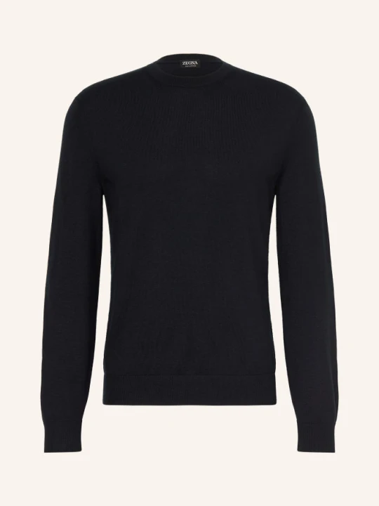 Zdjęcie produktu Zegna Sweter Z Kaszmiru schwarz CZARNY