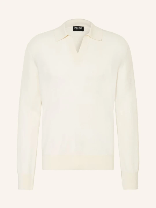 Zdjęcie produktu Zegna Sweter Z Kaszmiru weiss KREMOWY