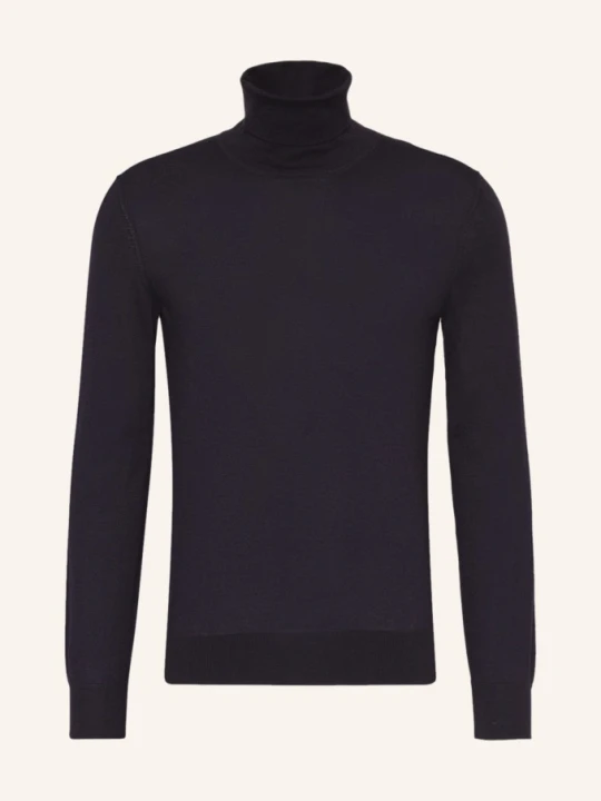 Zdjęcie produktu Zegna Sweter Z Kaszmiru Z Dodatkiem Jedwabiu blau GRANATOWY