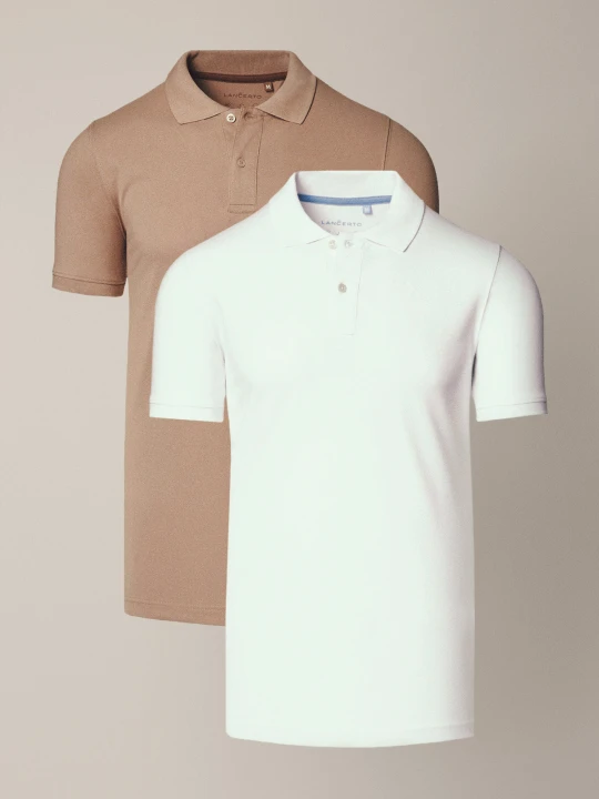 Zdjęcie produktu Zestaw 2 Koszulek Polo Bawełnianych Cassian Lancerto