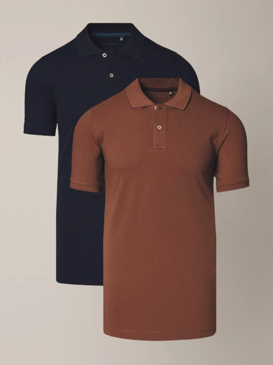 Zdjęcie produktu Zestaw 2 Koszulek Polo Bawełnianych Cassian Lancerto