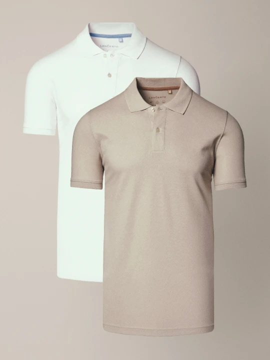 Zdjęcie produktu Zestaw 2 Koszulek Polo Bawełnianych Cassian Lancerto