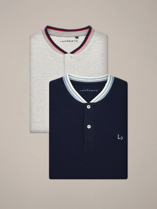 Zdjęcie produktu Zestaw 2 Koszulek Polo Bawełnianych Steve Lancerto