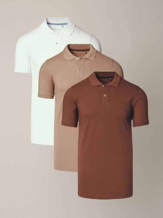 Zdjęcie produktu Zestaw 3 Koszulek Polo Bawełnianych Cassian Lancerto