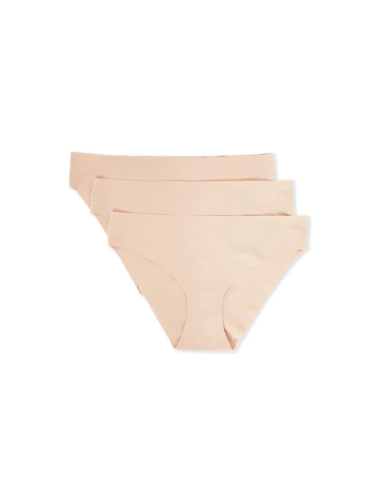 Zdjęcie produktu Zestaw 3 majtek Etam beżowy