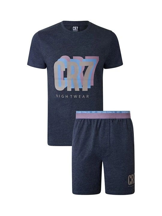 Zdjęcie produktu Zestaw bielizny nocnej CR7 Cristiano Ronaldo niebieski