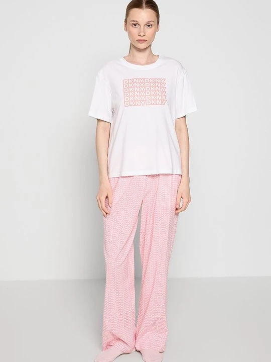 Zdjęcie produktu Zestaw bielizny nocnej DKNY koralowy