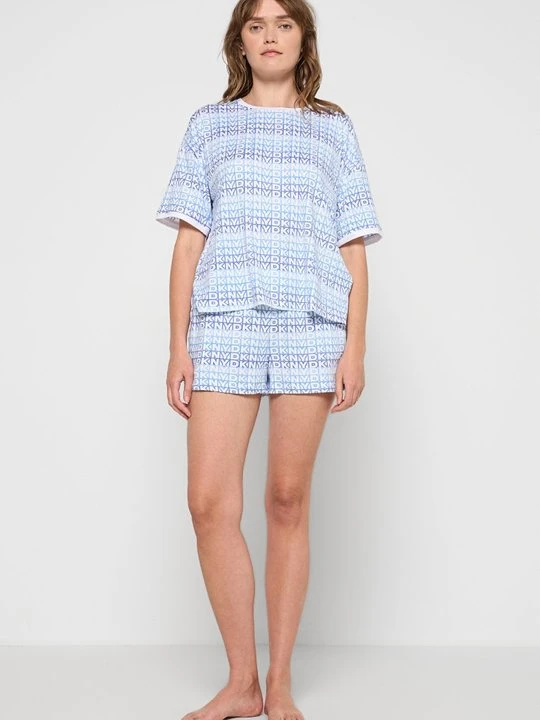 Zdjęcie produktu Zestaw bielizny nocnej DKNY niebieski