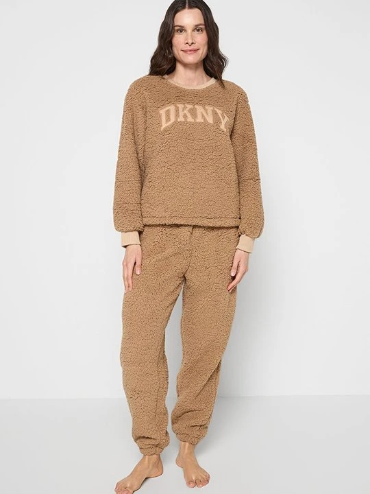 Zdjęcie produktu Zestaw bielizny nocnej DKNY beżowy