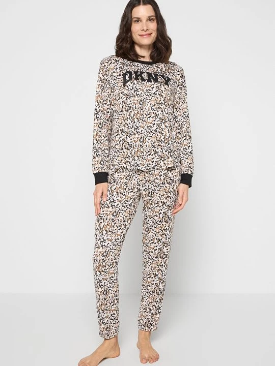 Zdjęcie produktu Zestaw bielizny nocnej DKNY beżowy