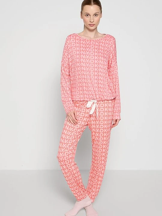 Zdjęcie produktu Zestaw bielizny nocnej DKNY koralowy