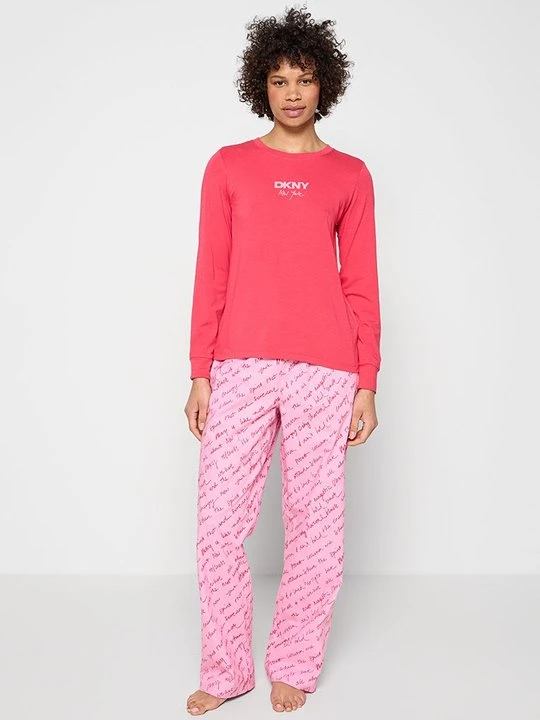 Zdjęcie produktu Zestaw bielizny nocnej DKNY różowy