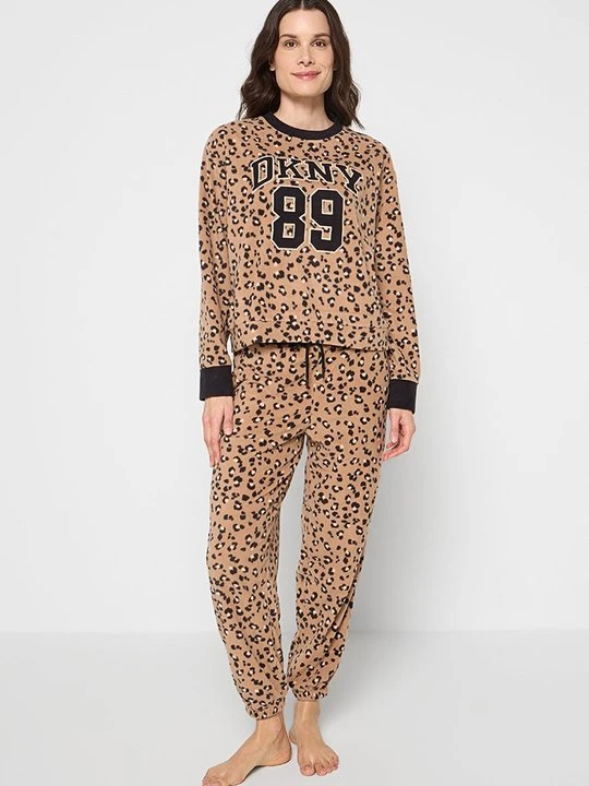 Zdjęcie produktu Zestaw bielizny nocnej DKNY brązowy