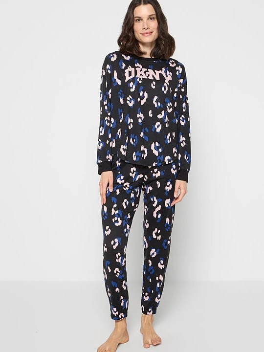 Zdjęcie produktu Zestaw bielizny nocnej DKNY antracytowy melanż