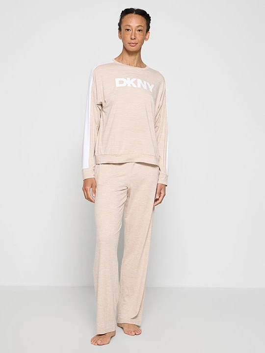 Zdjęcie produktu Zestaw bielizny nocnej DKNY beżowy