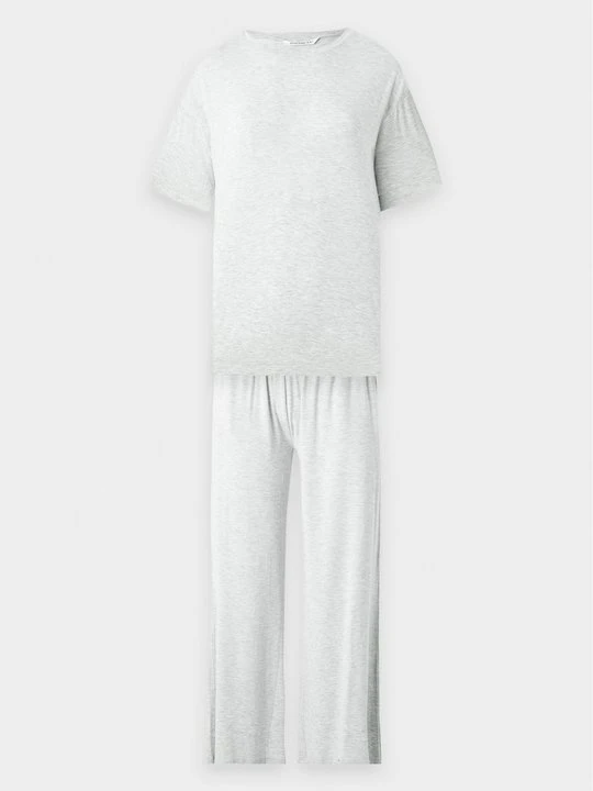 Zdjęcie produktu Zestaw bielizny nocnej Even&Odd By Zalando szary melanż