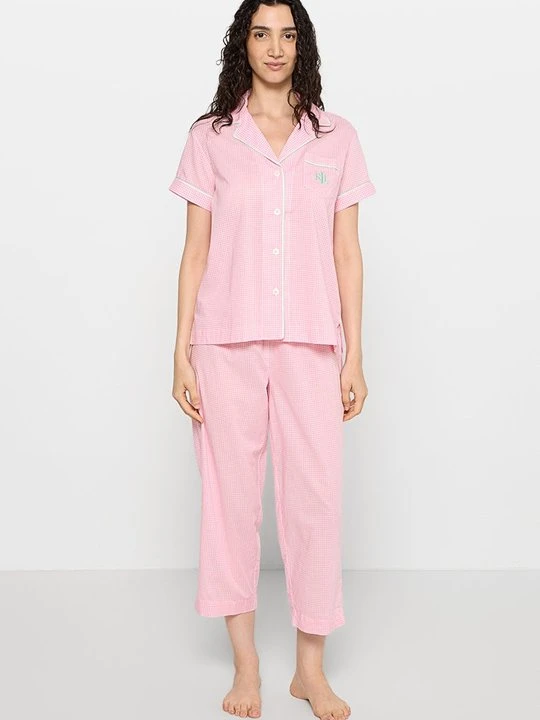 Zdjęcie produktu Zestaw bielizny nocnej Lauren Ralph Lauren jasnoróżowy