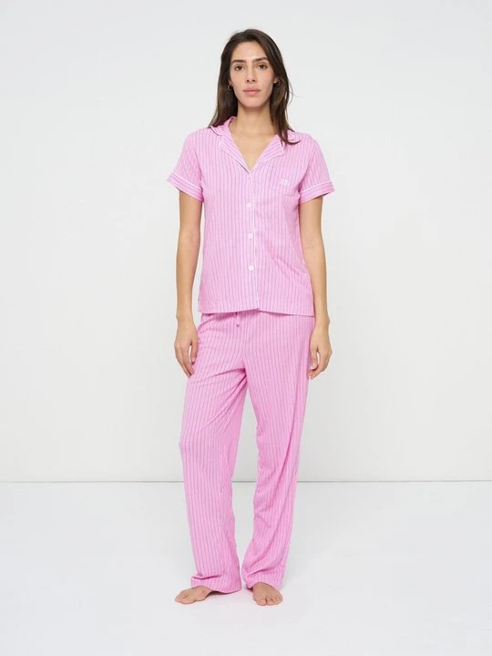 Zdjęcie produktu Zestaw bielizny nocnej Lauren Ralph Lauren jasnoróżowy