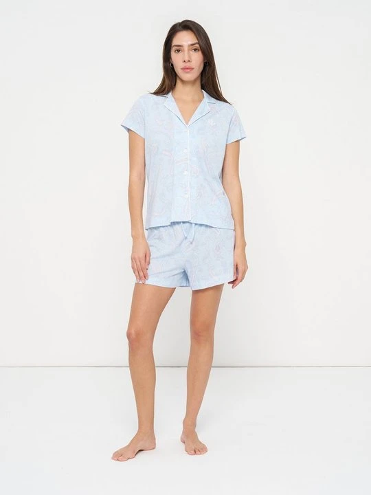 Zdjęcie produktu Zestaw bielizny nocnej Lauren Ralph Lauren niebieski