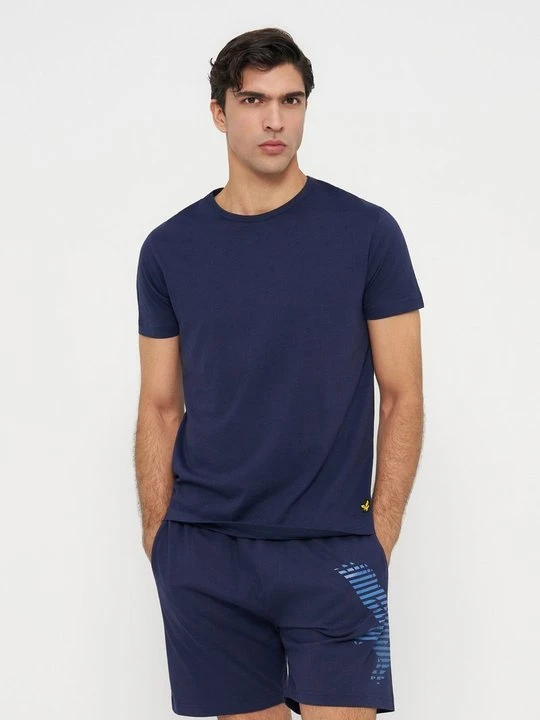 Zdjęcie produktu Zestaw bielizny nocnej Lyle & Scott granatowy