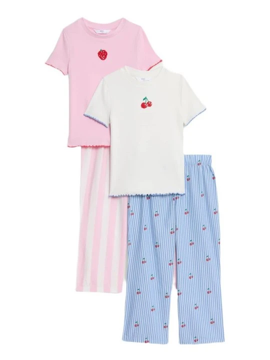 Zdjęcie produktu Zestaw bielizny nocnej Marks & Spencer różowy