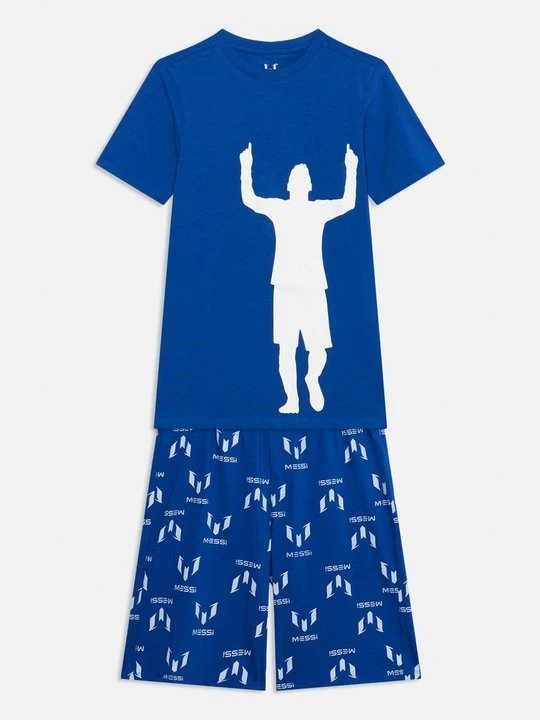 Zdjęcie produktu Zestaw bielizny nocnej Messi niebieski