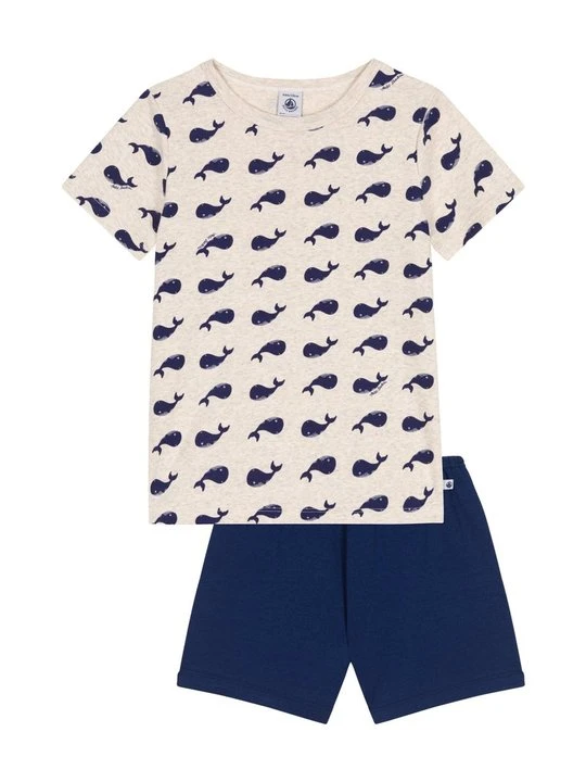 Zdjęcie produktu Zestaw bielizny nocnej Petit Bateau granatowy