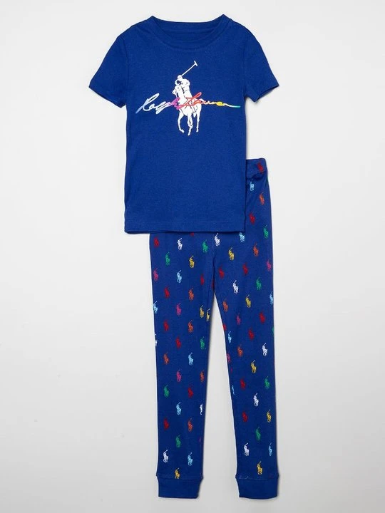 Zdjęcie produktu Zestaw bielizny nocnej Polo Ralph Lauren niebieski