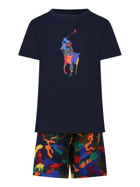 Zdjęcie produktu Zestaw bielizny nocnej Polo Ralph Lauren niebieski