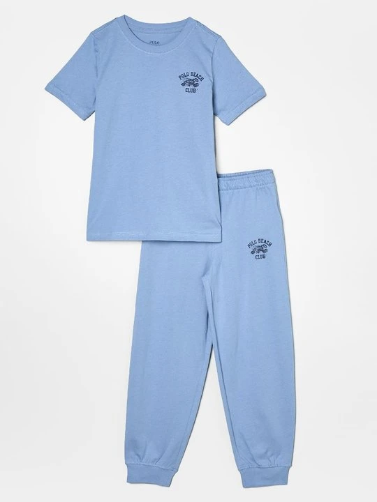 Zdjęcie produktu Zestaw bielizny nocnej Polo Ralph Lauren niebieski