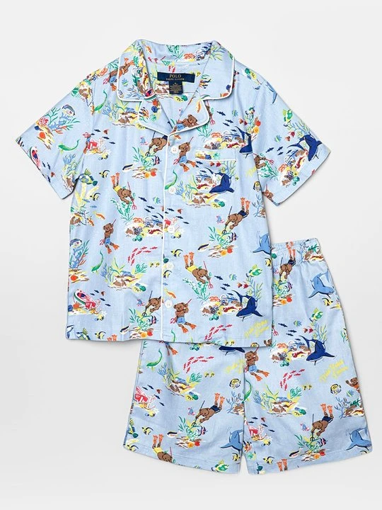 Zdjęcie produktu Zestaw bielizny nocnej Polo Ralph Lauren granatowy