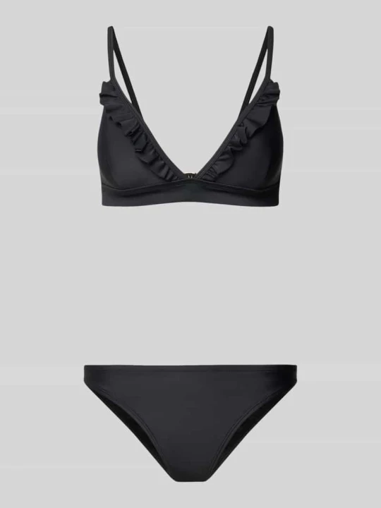 Zdjęcie produktu Zestaw bikini z falbanami model 'Beau' Shiwi Czarny