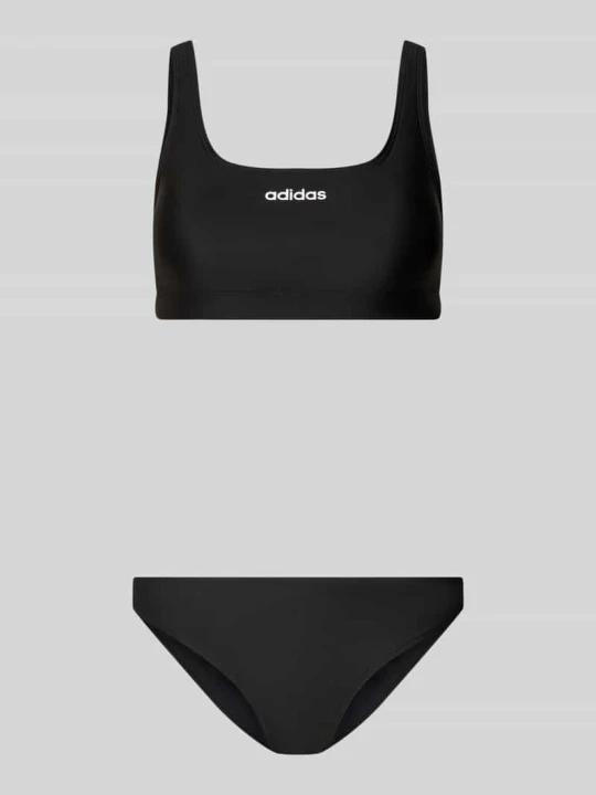 Zdjęcie produktu Zestaw bikini z nadrukiem z logo Model 'BRAL BK S' Adidas Czarny