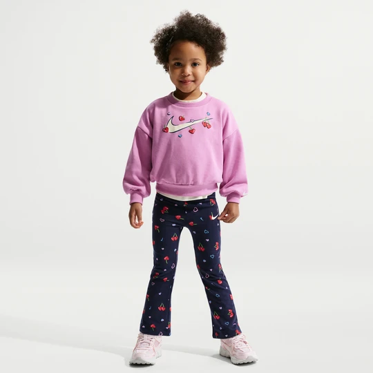 Zdjęcie produktu Zestaw bluza i legginsy dla maluchów Nike Cherry - Niebieski