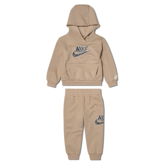 Zdjęcie produktu Zestaw bluza z kapturem i joggery dla niemowląt (12–24 M) Nike - Brązowy