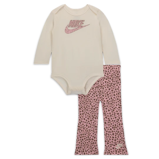 Zdjęcie produktu Zestaw body i legginsy dla niemowląt (0–9 M) Nike Wild Warmth - Różowy