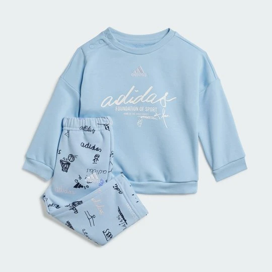 Zdjęcie produktu Zestaw Brand Love Joggers Kids Adidas niebieski