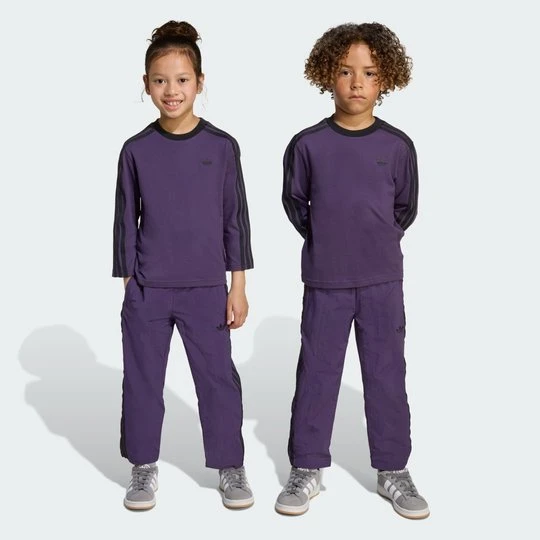 Zdjęcie produktu Zestaw dla dzieci Crew Adidas purpurowy